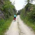 Auf der Parenzana in Kroatien