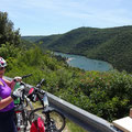 Unterwegs nach Rovinj - Blick auf Limski-Fjord