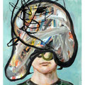 Raúl Herrera. S/T. Acrílico sobre papel. 50 x 70 cm. 2011.