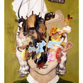 Raúl Herrera. S/T. Acrílico y tinta sobre papel. 50 x 70 cm. 2011.