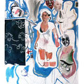 Raúl Herrera. Mixed media on canvas. 210 x 162 cm. 2012.