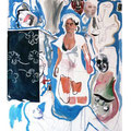 Raúl Herrera. Mixed media on canvas. 210 x 162 cm. 2012.