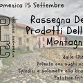 Cerignale 15 settembre “Rassegna dei prodotti della montagna”