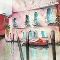 Rosa Haus Venedig, 2023, 36x48