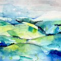 Landschaft abstrakt, 2024, 45x60