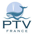 Création logo • PTV France (Montpellier) • © recreacom.fr - Christophe HOULES graphiste