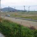 ３９１　ＢＴＲ陸前高田駅から見た高田松原運動公園