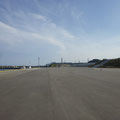 ７９９　富岡漁港から福島第二方向を見る（右側は防潮堤の工事状況）