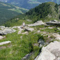 Im Aufstieg zur Matatzspitze