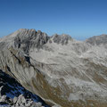 Hohes Licht,Steinschartenkopf und Bockkarkopf mit Heilbronner Weg