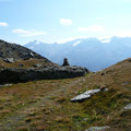 Aussichtspunkt mit Blick zur Zufrittspitze