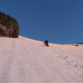 Steiler Abschnitt