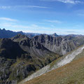 Lechtaler Alpen mit Namloser Wetterspitze und Kreuzspitzkamm