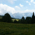 Blick von der Egger Grubalm zu den Sarntaler Alpen