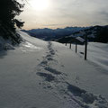 Meine Spuren im Schnee