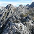 Am Gipfel des Vorderen Drachenkopf mit Blick zu den beiden Tajaköpfen