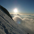 Schöne Stimmung an der Königsspitze