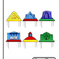 concepts, thermoformed roof with rotomold base