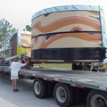 treasure chest pieces leaving for delivery