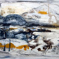 Winterland | Mischtechnik, Malpappe| 50 x 70 cm
