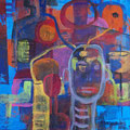 Speisung | Mischtechnik, Leinwand | 50 x 50 cm