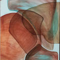 Study of Forms 02 Acrylic on Canvas 80 x 100 cms