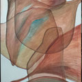 Study of Forms 01 Acrylic on Canvas 80 x 100 cms