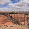 Brücke am Glen-Canyon Staudamm