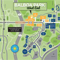 Unser heutiges Ziel: Der westliche Teil des Balboa Parks