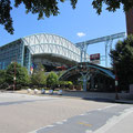 Minute Maid Park um 13.00 Uhr - Das Dach ist offen es ist 38 Grad heiss.