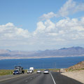 Lake Mead in Sicht