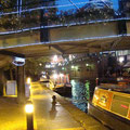 Le canal et ses "narrow boats" la nuit