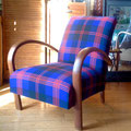 FAUTEUIL CLUB - Tissu lainage Carlucci