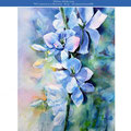 Delphinium I 2019 (26) / 30x40cm Watercolour by ©janinaB