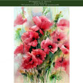 Poppies I 2019  (26) / 30x40cm Watercolour by ©janinaB