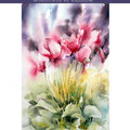 Cyclamen I 2019 (O3) / 20x30cm Watercolour by ©janinaB
