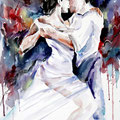 Tango 2011 (16) / Watercolour 30x40cm / insp. Alvaro Castagnet