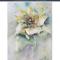 Flower III 2019 (O3) / 20x30cm / Watercolour by ©janinaB