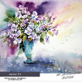 pansy IV  (10) / Watercolour 30x40cm  on Fabriano CP © janinaB. 2016