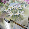 Flower-X-2019-(28) / 30x40cm Watercolour by ©janinaB