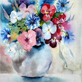 Flowers XIII 2016 (5) / Watercolour 30x40cm on Fabriano CP  © janinaB. 2016 