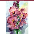 Flowers I 2019 (O1) / 20x30cm Watercolour by ©janinaB