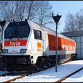 Chemnitz-Küchwald am 30.01.2011. Die Voith Maxima ist derzeit die weltweit stärkste einmotorige sechsachsige diesel-hydraulische Lokomotive.