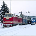 Kleine Parade in Schlettau: 119 158 und 204 005.