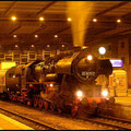 Dampflok 52 8079 am 28.02.2009 im Chemnitzer Hauptbahnhof.