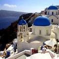 Oia, Île de Santorin, Grèce.