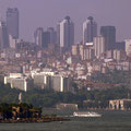 Le phare Ahyrkapi devant Istanbul, Turquie