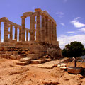 Temple de Poséidon, Cap Sounion, Grèce.