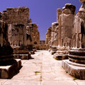 Le temple d’Apollon sur le site archéologique de Didymes, Turquie.