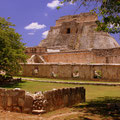 Site maya d'Uxmal, État du Yucatan, Mexique.